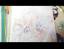 【¥440で神絵師になりたければ見ろ】重音テトでわかる！サラサで極彩色イラスト！