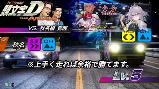 【第17回東方ニコ童祭】頭文字D THE ARCADE東方コラボ第2弾EX復刻 東京から来た二人秋名編覚醒Lv.5※ステアリングとシフトレバーのカメラあり【農道最速伝説】