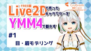 #1 Live2Dで作ったキャラクターをYMM4で動かす【初心者】