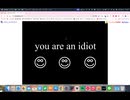 【音量注意】youareanidiot.ccにアクセスしてみた
