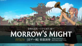 【FF14】金煌なる民 〜トライヨラ：昼〜【音ゲー風楽器演奏】