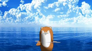 【MMD艦これ？】地球の海で泳ぐボクカワウソ