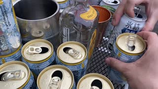 キャンプに行ってみた後編（ハイボール）