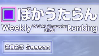 週刊VOCAL CharacterとUTAUランキング　#919・861