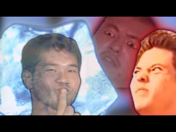 体を氷漬けにして猛暑を乗り切ろうとする野獣先輩