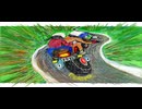 オリジナルイラスト　緑の中へ
