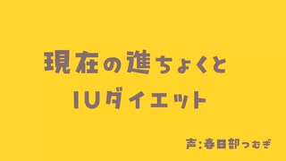 ダイエット進捗状況とIUダイエット