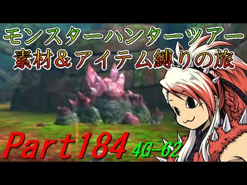 【ゆっくりモンハン】モンスターハンターツアー素材＆アイテム縛りの旅　part184【MH4G】