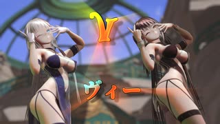 【MMDアズレン】＜素敵なHIMEHINAの楽曲とモーション！＞翔鶴、瑞鶴　姉妹で、『V』