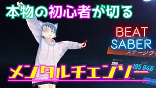 【Beat Saber】本物の初心者が切る『メンタルチェンソー／かいりきベア feat.初音ミク』
