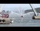 約１００人の“体力自慢”が門司港に集結　関門港ボート天国
