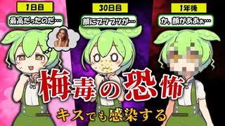 【実話】地獄の感染症である梅毒に感染した人の末路【ゆっくり解説＆ずんだもん解説】