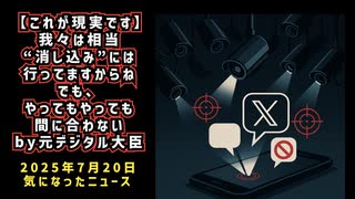 【これが現実です】◆ 我々は相当 “消し込み”には行ってますからね でもやってもやっても間に合わない by元デジタル大臣【７時開場と同時に投票しました】
