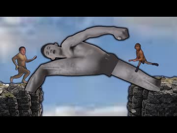 自ら石橋となって人々の往来を支える青年アキラ