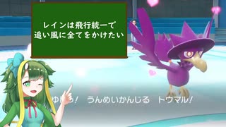 レインは飛行統一で追い風に全てをかけたい