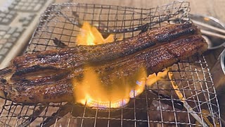 スペシャルなうなぎ焼いてみた（ハイボール）