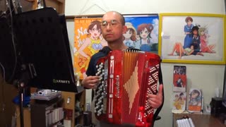 アコーディオンでソフィ・ヘイター(CV.羊宮妃那)「手のひらの光」弾いてみた