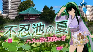【ソフトウェアトーク旅行】不忍池の夏 ハスの花と風鈴の音【VOICEVOX:東北ずん子】