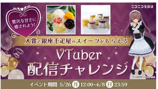 Vイベントに参加している天星癒唖の応援枠（イベント終了直後）