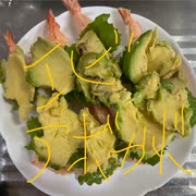 エビ　えび　海老　アボガド　寿司　料理