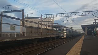 733系4000番台(B-4106/4206編成)　千歳駅　出発。