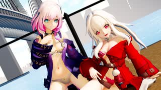 【崩壊スターレイルMMD】キュレネとクラーラに「WAA!!!!」を踊ってもらいました