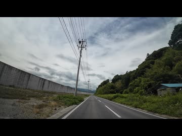 ドライブスポット　岩手県陸前高田の防潮堤２　2025　0712