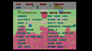 メガドライブ(VA6)実機で「ファンタジーゾーン」サウンドトラックモード