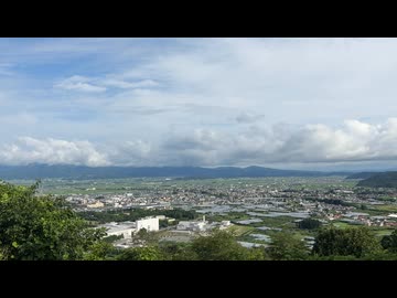 山形県東根市　大森山展望台から市街地を望む　2025　0629　