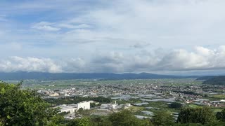 山形県東根市　大森山展望台から市街地を望む　2025　0629　