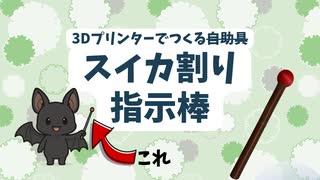【3Dプリンター】スイカ割り指示棒【作ってみた】