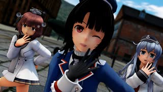 【MMD艦これ】高雄・雪風・響でテレパシ