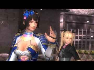 DOA5 LAST ROUND TAG 直虎 マリー VS ほのか こころ   プレイ動画