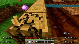 村人にちょっかい出す…なゆちゃんは観戦中【Minecraft実況】#21