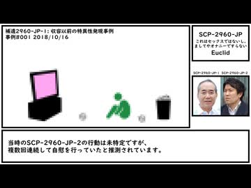 【ゆっくり紹介】SCP-2960-JP【これはセックスではないし、ましてやオナニーですらない】