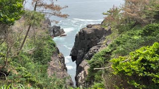 岩手県陸前高田　三陸海岸　黒崎仙峡の風景　2025　0712