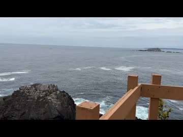 岩手県陸前高田　三陸海岸　黒崎仙峡の風景2　2025　0712