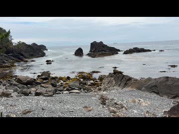 岩手県陸前高田　三陸海岸　黒崎仙峡の風景5　2025　0712