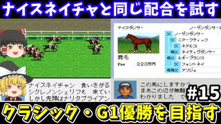 【ダビスタ96】ナイスネイチャと同じ配合（ナイスダンサー×ヒメノボタン）を試す！ダービースタリオン96【レトロゲームゆっくり実況】