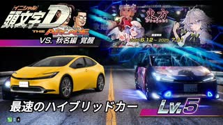 【第17回東方ニコ童祭】頭文字D THE ARCADE東方コラボ第2弾EX復刻 東京から来た二人秋名編覚醒Lv.5※ステアリングとシフトレバーのカメラあり【ハイブリッドカーミ○イル】