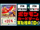ポケカ 買取相場《117枚/1日》｜07月20日～07月21日 ＜100円以上騰落＞ #ポケモンカードゲーム #ロケット団の栄光 #ブラックボルト #ホワイトフレア
