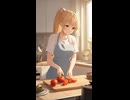 Girl cooking