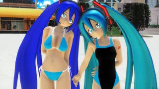 【MikuMikuDance】Dive to Blue