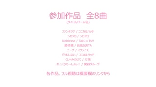VocaDuo2025 参加作品一覧 XFD