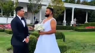 ホモと見る結婚式でイタズラするホモたち