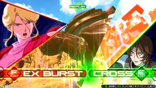 【イニブ】ストフリ 百式 ハマッガイ νガンダムHWS視点【EXVSIB】