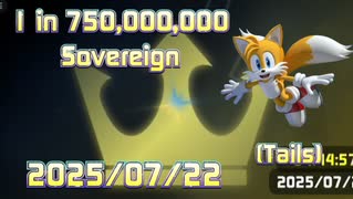 【Sol’s RNG / ソルのRNG】Tails Rolled Sovereign (1 in 750,000,000) 2025/07/22