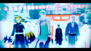 【混合MMD】ヒビカセ【ヘタリア×鬼滅×NieR×ゲ謎】