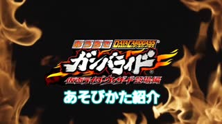 おうちでデータカードダス ガンバライド 遊び方