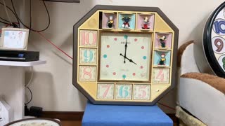 セイコーファンタジア RE501B 4時　アマリリス　全てのパネルが開く　【からくり時計】